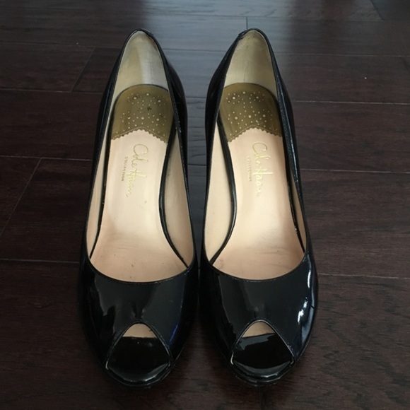 Cole Haan peep toe heels - Picture 7 of 7